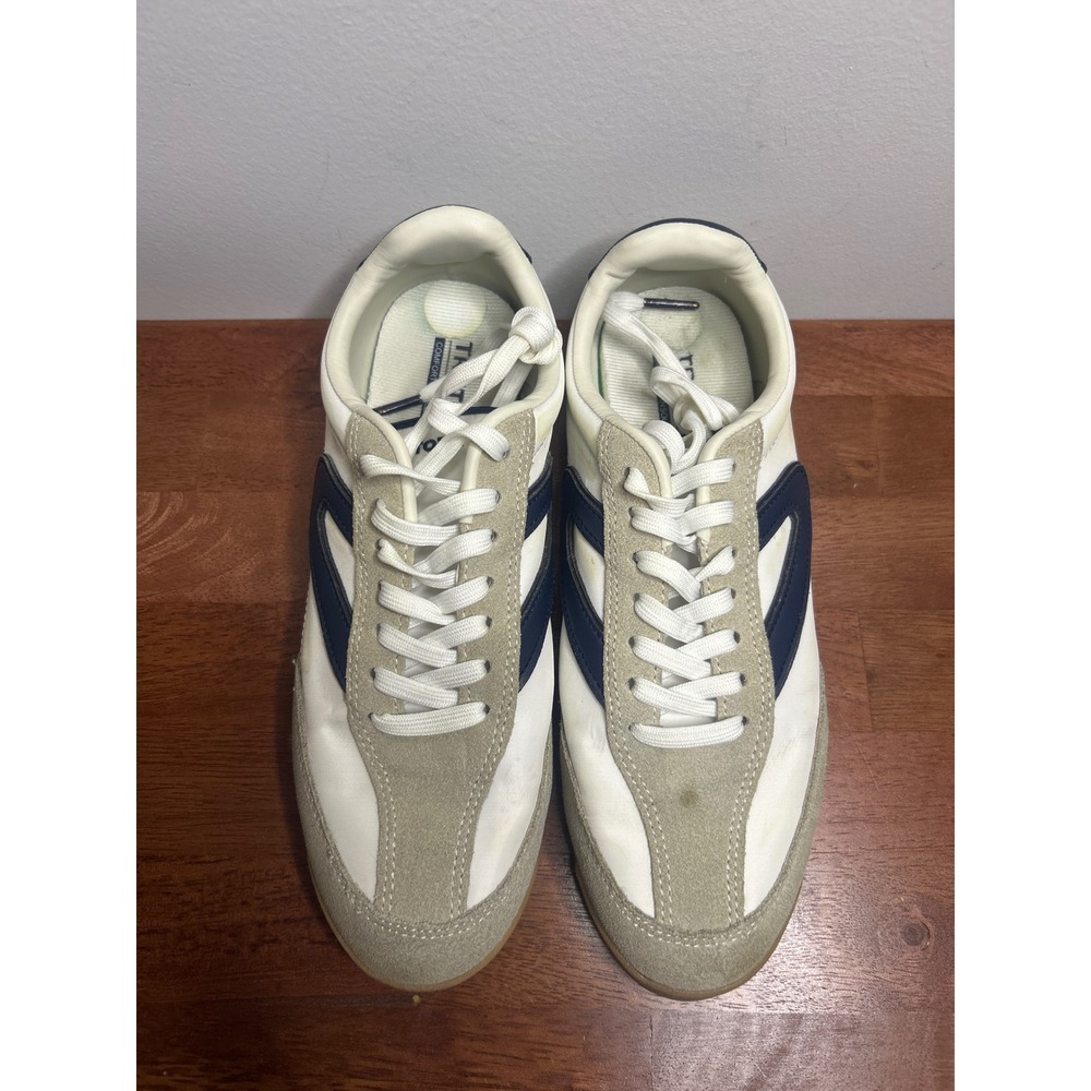 Tretorn White Navy Kristine Sneakers Womens 8M